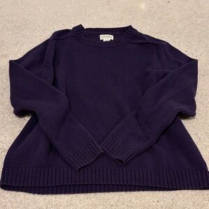 St. John's Bay Deep purple Crewneck Sweater